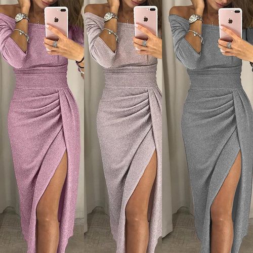 Female Long sleeve Women Dresses Evening Gown party dress女