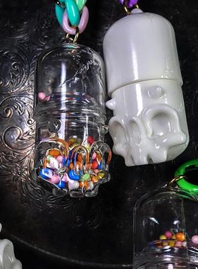 kozooXaviciword百骨丸挂坠新款包挂国潮潮流潮玩sofubi骷髅胶玩