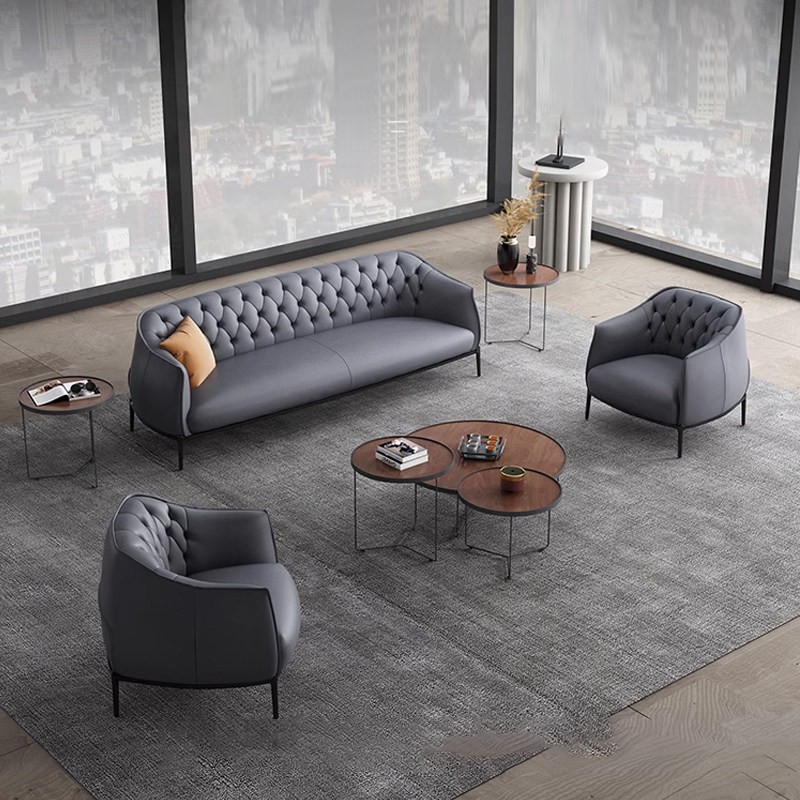 设计师沙发轻奢简易办公商务接待会客洽谈创意办公沙发茶几组合,商业/办公家具,沙发,淘宝优惠券,粉丝福利购,淘宝优惠卷