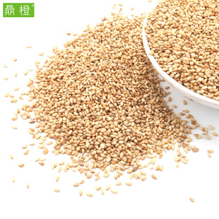 鼎橙 熟白芝麻即食免邮 干净免洗 农家自产油麻 非生芝麻500g包邮