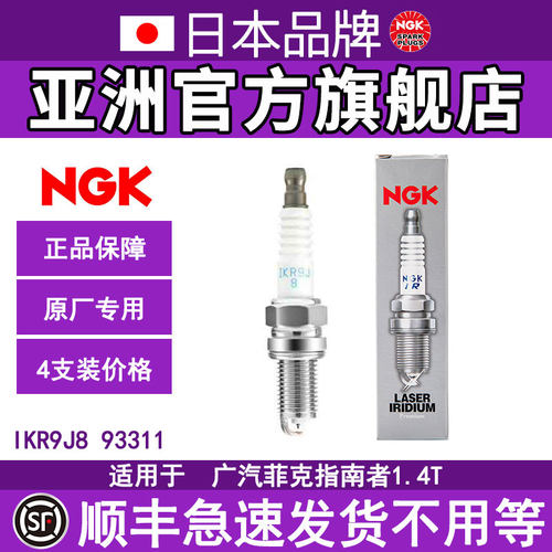 NGK菲亚特4/6支装铱铂金火花塞