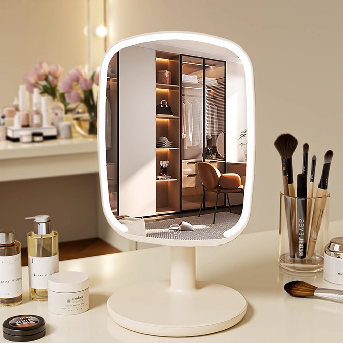 LED化妆镜带灯美妆镜轻奢高级