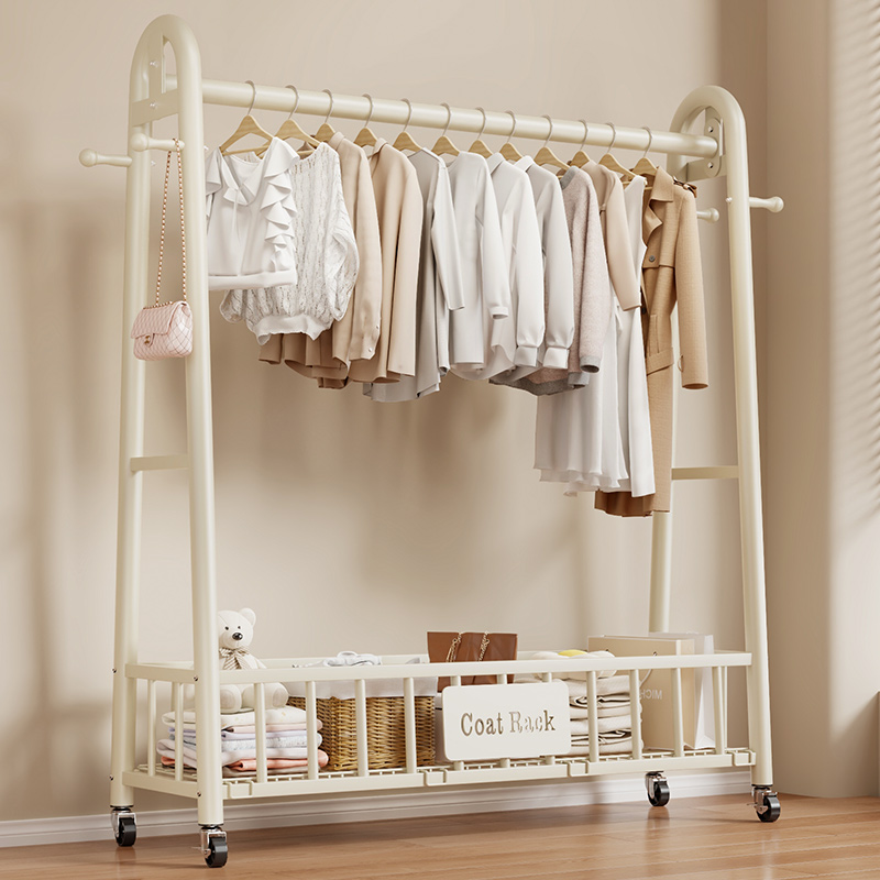 2025新款卧室奶油风挂衣架