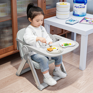 便携式宝宝餐椅可折叠家用吃饭餐桌座椅婴儿学坐椅外出儿童野营椅