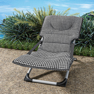 躺椅折叠椅午休家用休闲懒人椅子阳台靠背椅便携两用椅沙滩钓鱼凳