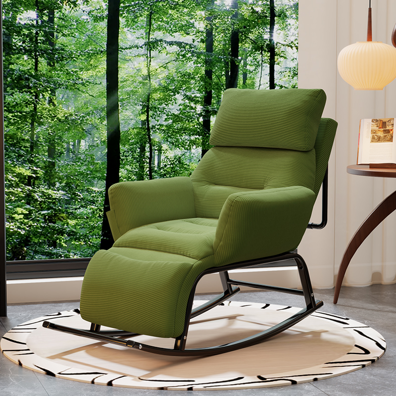 摇摇椅复古风客厅单人沙发椅