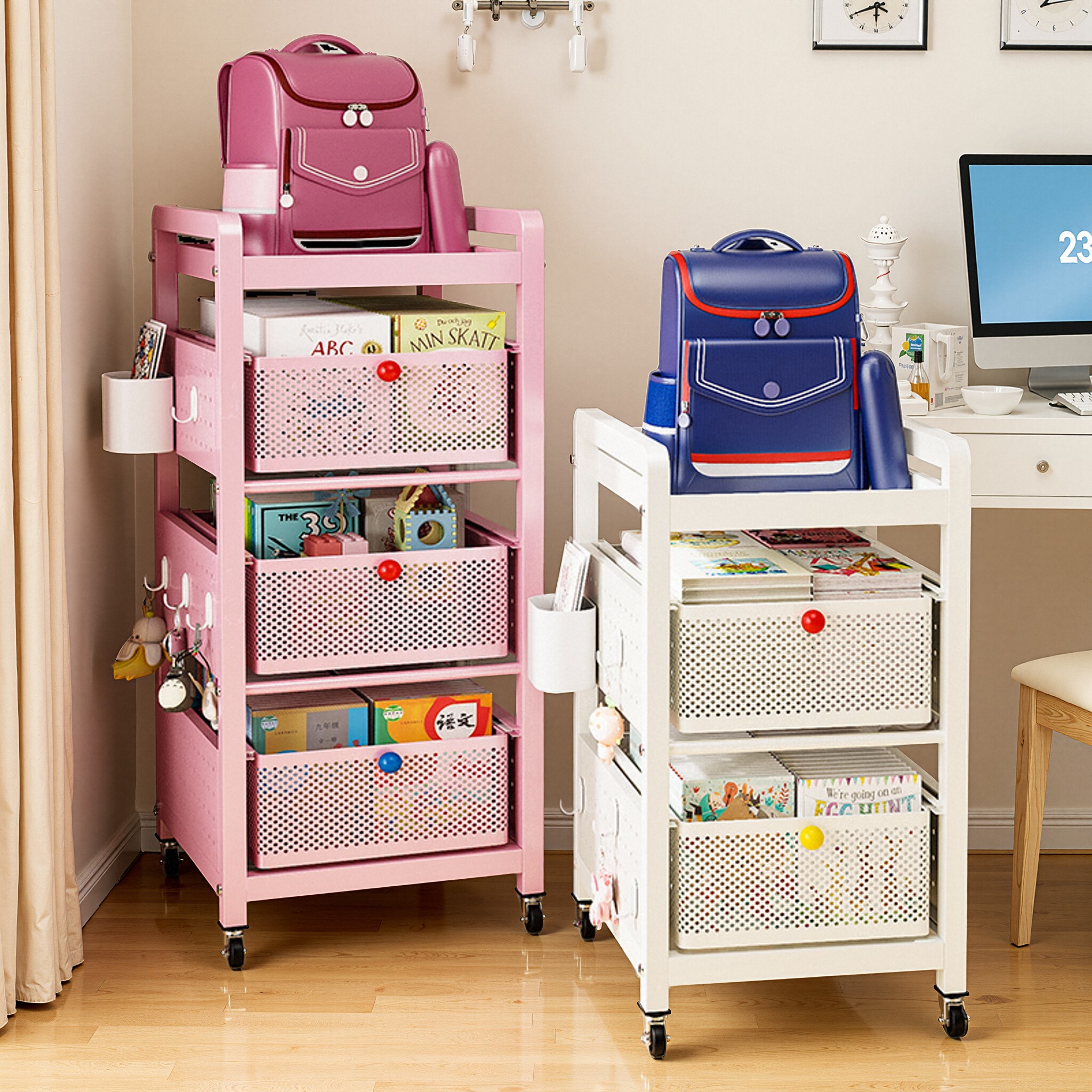 【学习之星首选】书包置物架