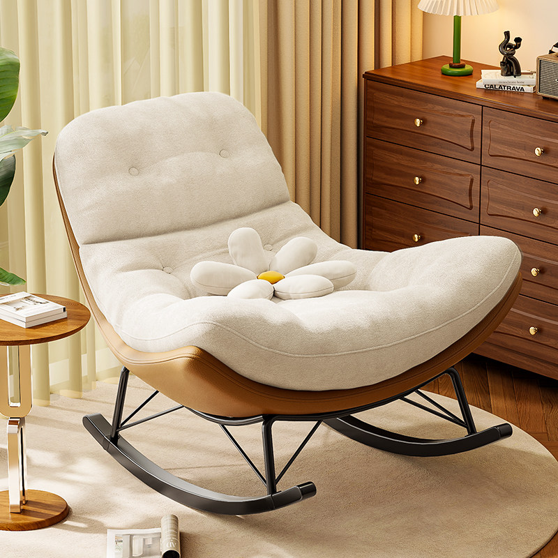 摇摇椅懒人沙发躺椅阳台休闲沙发椅家用网红成人单人靠背椅可睡觉,住宅家具,摇椅,淘宝优惠券,粉丝福利购,淘宝优惠卷