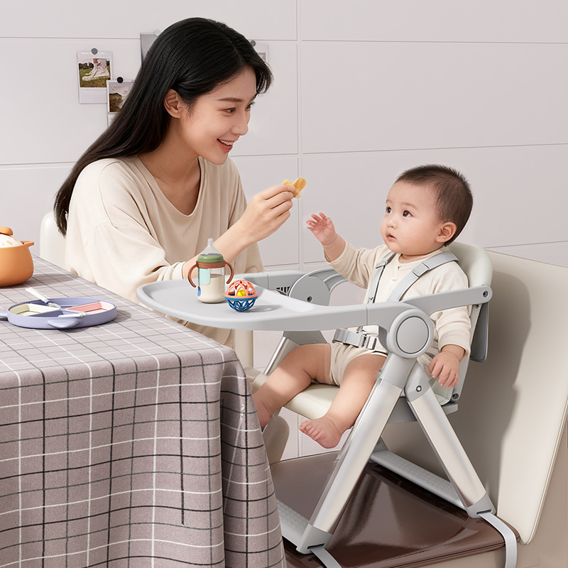宝宝餐椅稳坐C位免安装可折叠