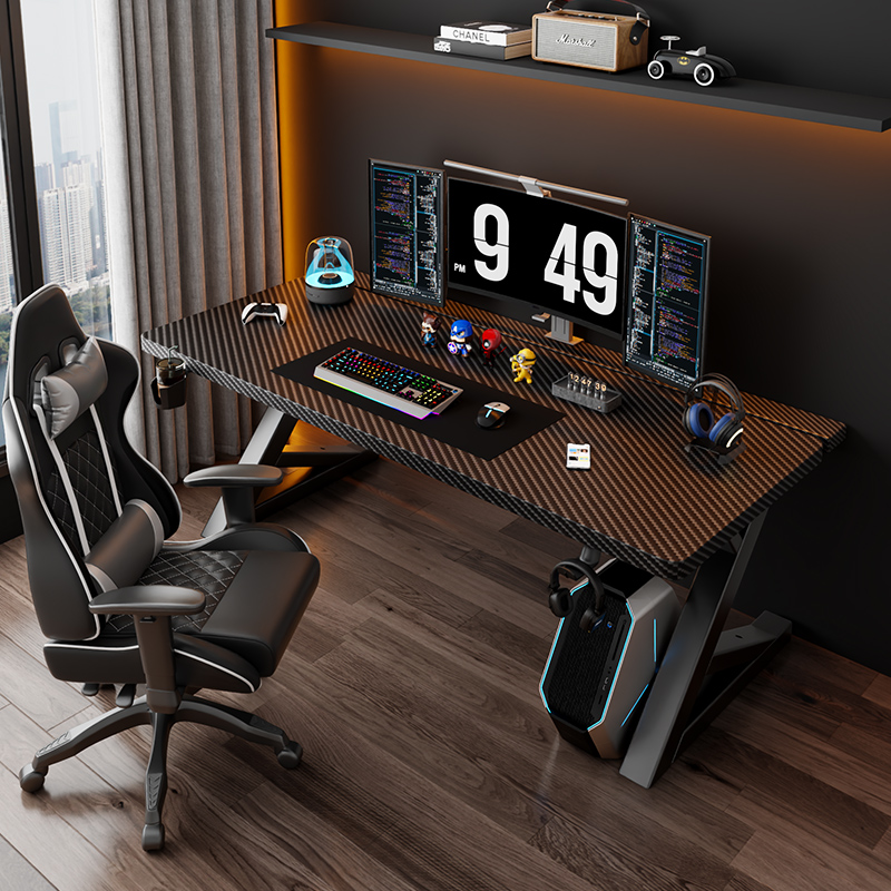 电脑桌实木家用书桌电竞桌