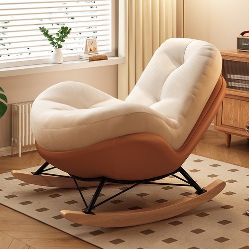 懒人沙发蛋壳椅可躺可睡饱满填充