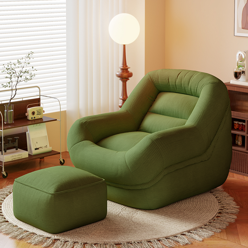 客厅地上单人阅读小沙发