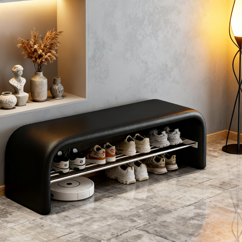 轻奢高级感长条换鞋凳