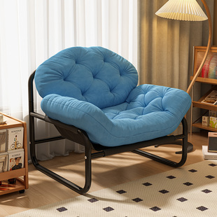 懒人沙发躺椅家用阳台休闲靠背椅子轻奢小型客厅卧室单人沙发椅子
