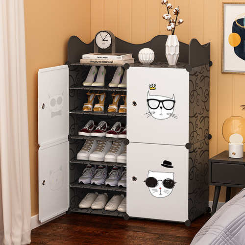 多层收纳简约时尚多功能宿舍鞋架