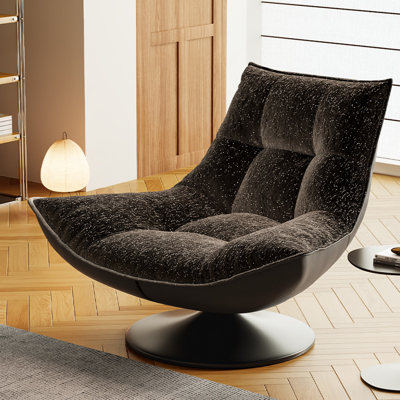 意式轻奢单人沙发椅设计师款创意时尚休闲椅客厅阳台懒人椅可旋转,住宅家具,沙发椅,淘宝优惠券,粉丝福利购,淘宝优惠卷