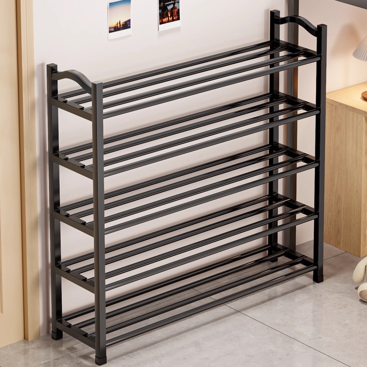 新款宿舍鞋架子多层家用门口小窄入户门出租房用小型桌下简易鞋柜