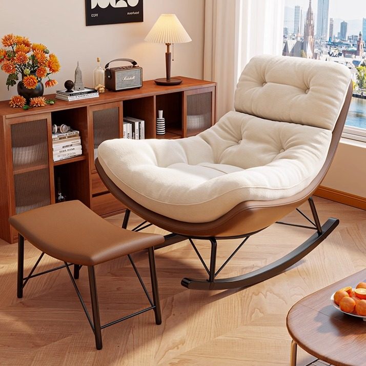 新款雪尼尔绒猫抓皮摇椅