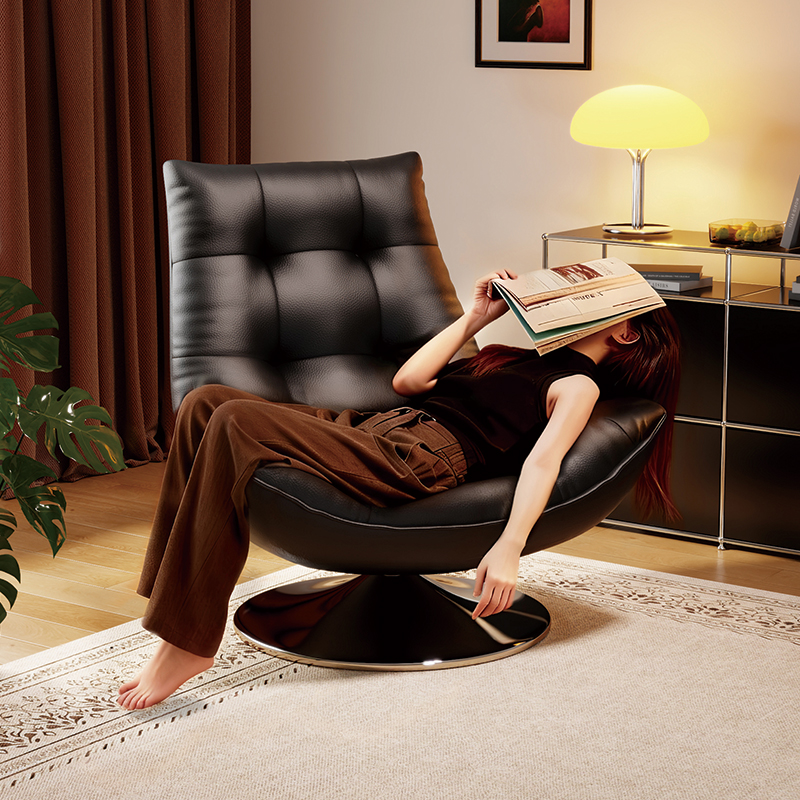 旋转蛋壳椅懒人沙发可躺可睡摇摇沙发椅阳台休闲窝窝椅单人小沙发