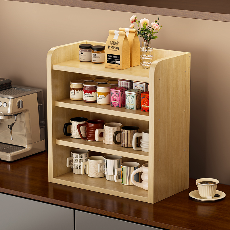 实木杯架餐桌置物架水杯茶杯收纳架子小型茶杯马克杯咖啡杯展示架