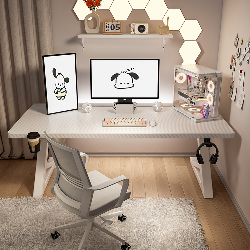 电脑桌实木卧室家用工作台