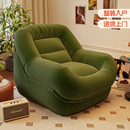 布艺沙发椅可躺可睡单人豆袋卧室懒人小沙发窝窝椅小户型休闲躺椅