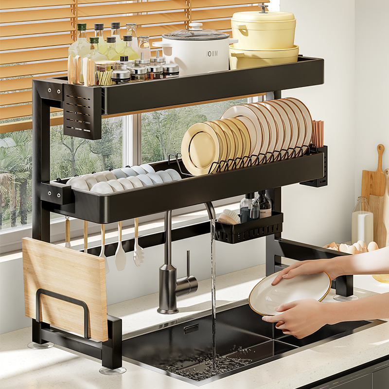 厨房水槽沥水架碗筷架小户型家用