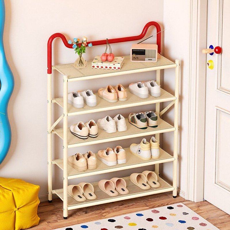 免安装折叠鞋架多层家用小窄门口出租房用入户鞋子收纳架简易鞋柜,收纳整理,鞋子收纳架,淘宝优惠券,粉丝福利购,淘宝优惠卷
