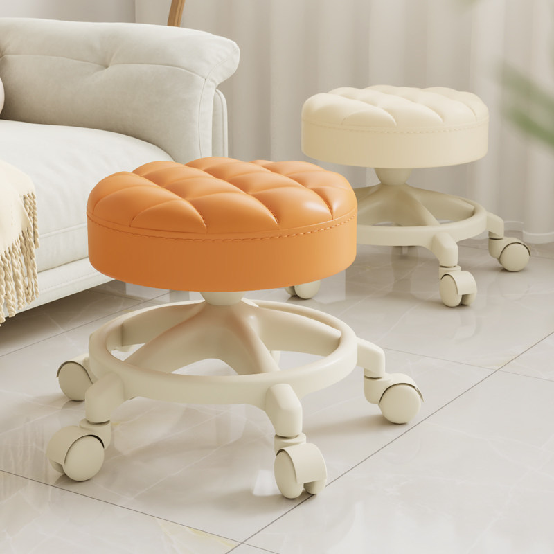 家用客厅沙发茶几矮凳万向轮小凳子可移动小板凳懒人滑轮换鞋圆凳,住宅家具,万向轮凳,淘宝优惠券,粉丝福利购,淘宝优惠卷