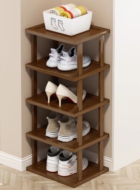 鞋架家用门口迷你窄小鞋子置物收纳架多层鞋柜入门窄高立式省空间
