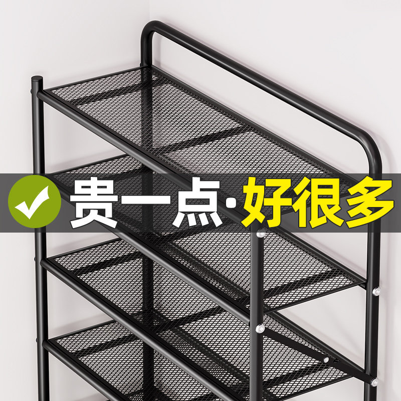 免安装折叠鞋架家用门口多层2026新款出租房用窄小鞋柜鞋子收纳架图片