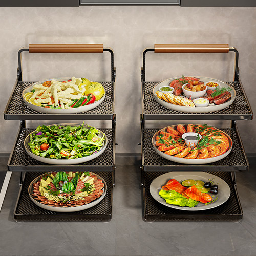 多功能配菜盘碗碟收纳架壁挂台面