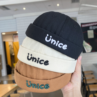 宝宝帽子春秋薄款帅气个性男童地主帽雅痞儿童出游洋气女宝瓜皮帽