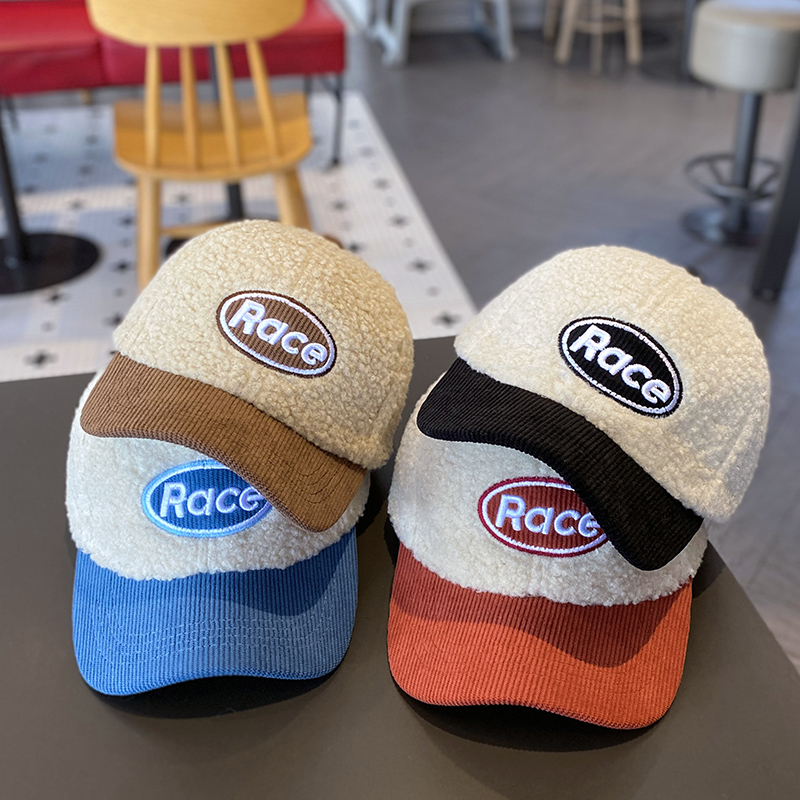 儿童秋冬保暖休闲鸭舌帽