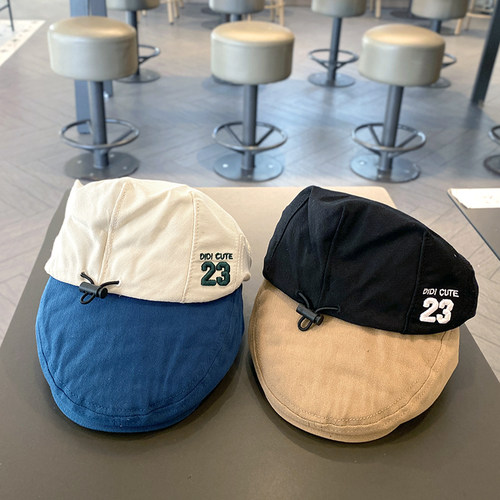 宝宝春秋百搭贝雷帽潮