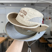 宝宝帽子夏季 速干透气夏天男童遮阳防晒户外渔夫帽儿童登山夏 薄款