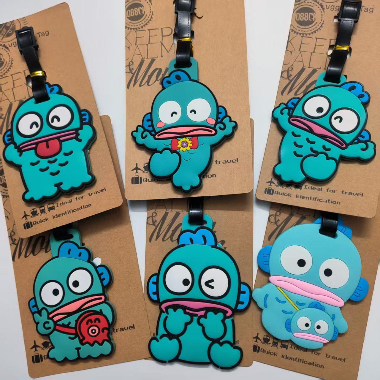 卡通行李牌挂件可爱旅行箱行李牌吊牌幼儿园学生名字牌