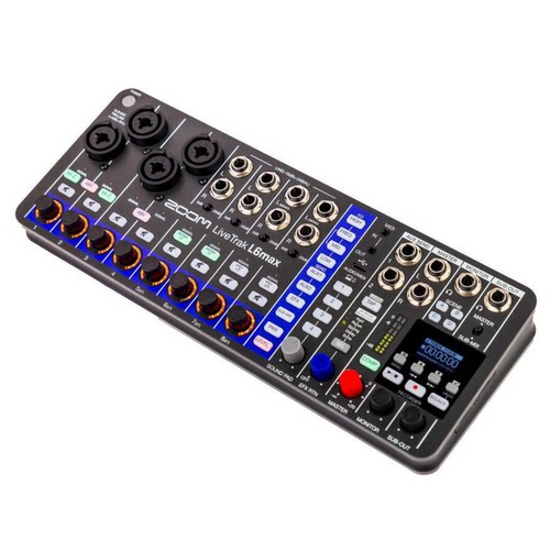 ZOOM LIVETRAK L6max 便携式多轨录音数字调音台