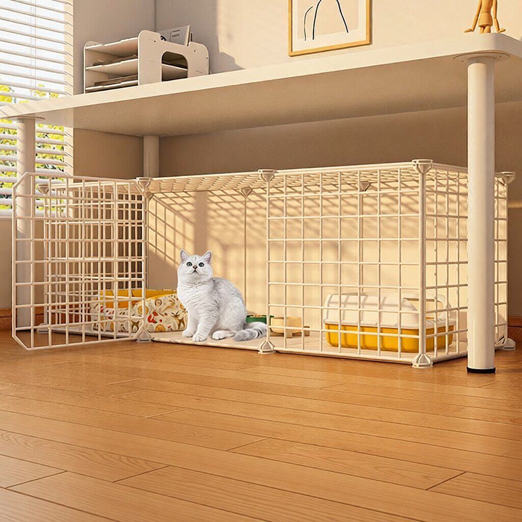 猫笼子暖冬家用带厕所猫咪多层别墅超大自由空间猫柜室内小型猫窝