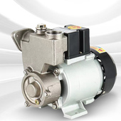 不锈钢家用增压泵循环水冷空调泵铜芯自吸泵井用抽水泵GP125W