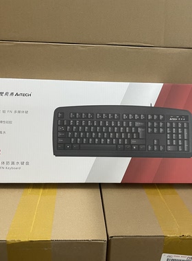 双飞燕（A4TECH）KB-8 104键有线办公键盘鼠标套装USB电脑通用