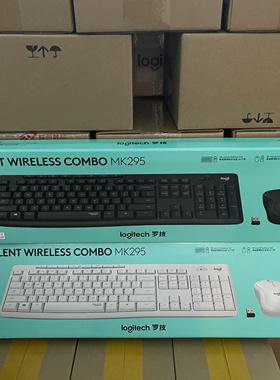 国行正品罗技 MK295无线键盘鼠标套装办公商务键鼠套装