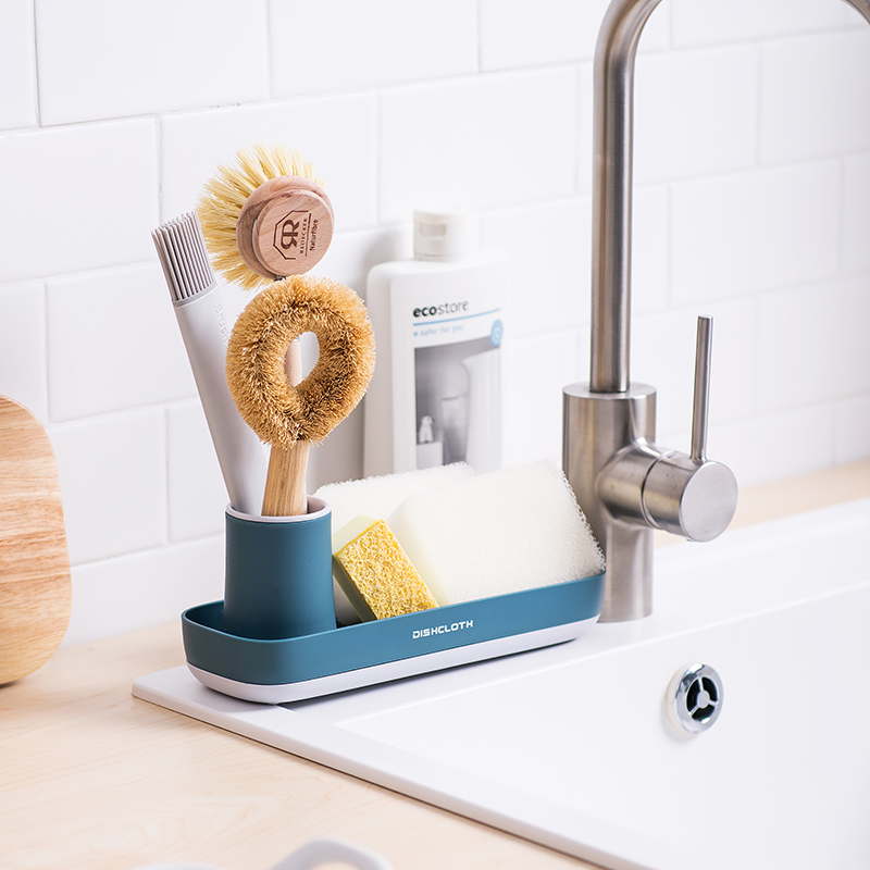 厨房收纳水龙头置物架调味罐架子免打孔沥水架用品用具小百货置物