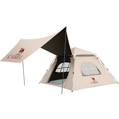 天幕帐篷骆驼4-6人加厚防雨