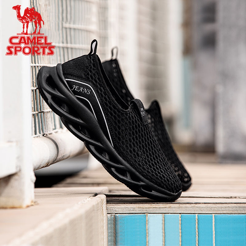 骆驼牌男鞋2023夏季新款网面鞋轻便潮流鞋透气情侣款户外休闲鞋男