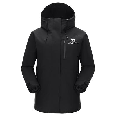 骆驼内胆可拆三防科技羽绒冲锋衣