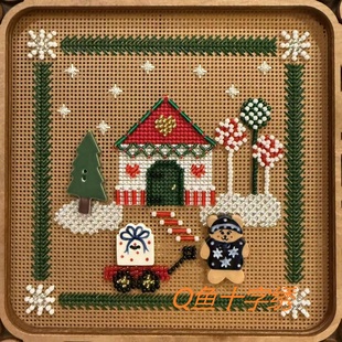 Q鱼十字绣 MHCB34 MH珠 自制陶瓷扣 纸板 现货 MQ