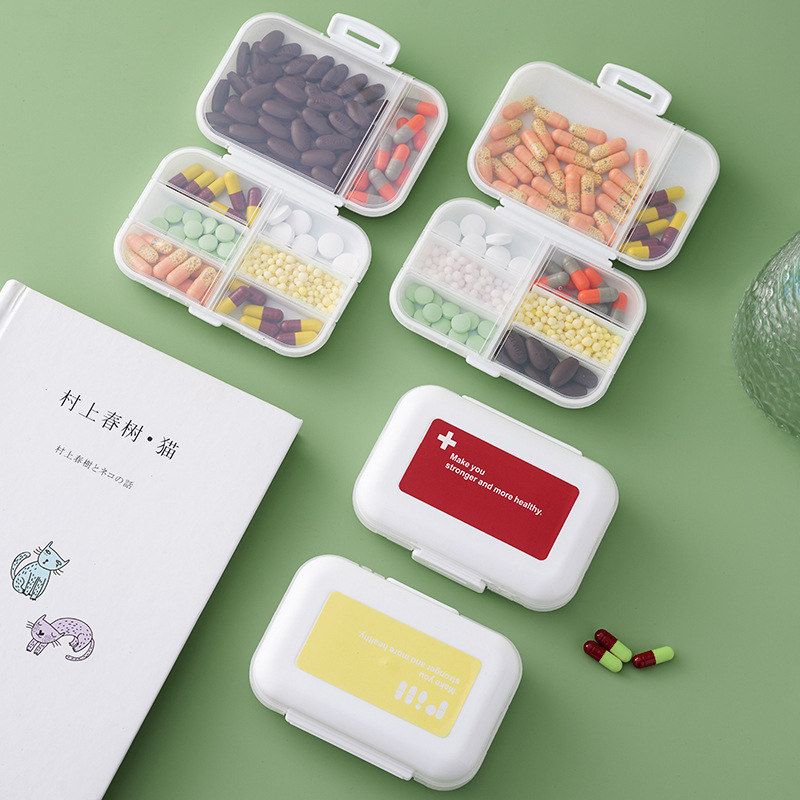 药盒便携式分装药盒多格迷你塑料图片