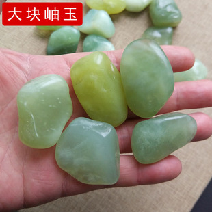 天然大块岫玉原石水晶矿石摆件鱼缸花盆造景装饰底石矿物晶体石头