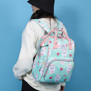 妈咪包外出轻便2026新款时尚大容量双肩包宝妈带娃出门多功能背包